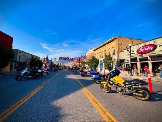 Motorcycle show at Peach Days!! (2024)