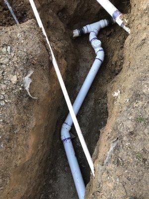 New drain for Bathroom