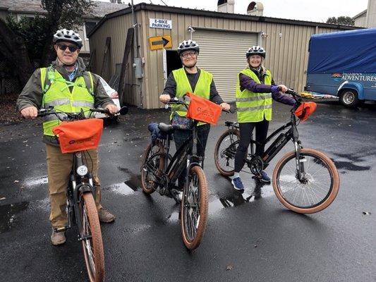 We had and amazing time during our bike wine tour with Russian River Adventures.