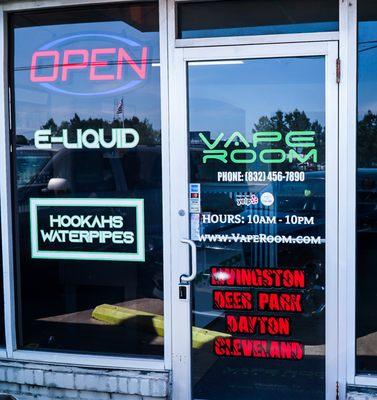 Vape Room Dayton entrance