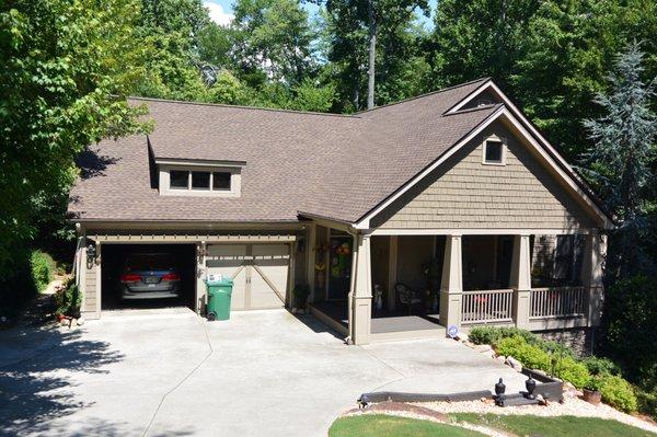 Timberline HD Barkwood roof replacement in Canton GA