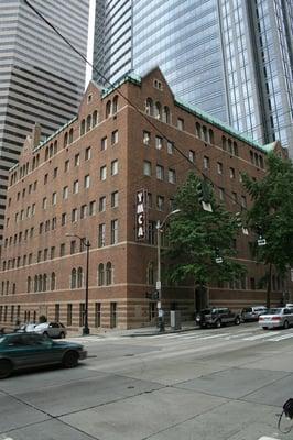 50,000 Sq Ft of Fitness housed in a beautiful, historic buildng. Downtown Seattle YMCA, Fourth and Marion.