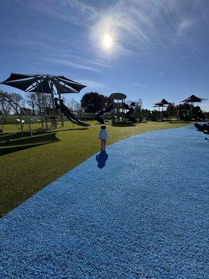 view of the entire playground