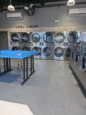 View of the dryers