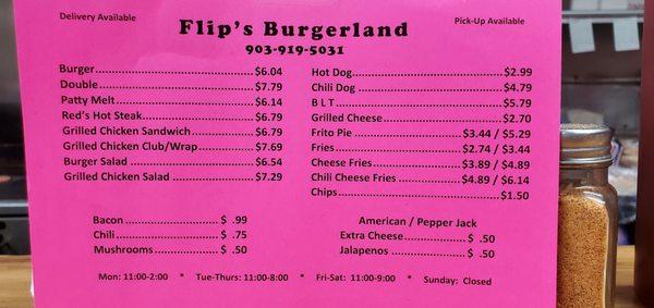 Burgerland has sold. It's now called Flip's Burgerland. We just ate there, so far nothing has changed, it's still great!