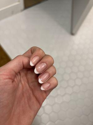 French nails, gel