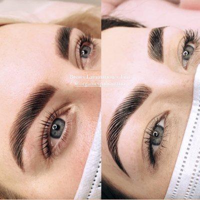 Brows Tint and Brows Lamination in Houston