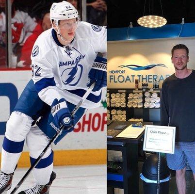 We had Andrej Sustr of the Anaheim Ducks in again for some training recovery back in 2018!