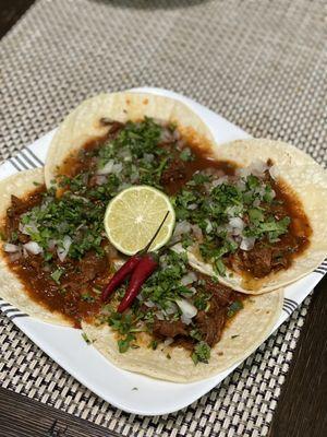 Birria tacos