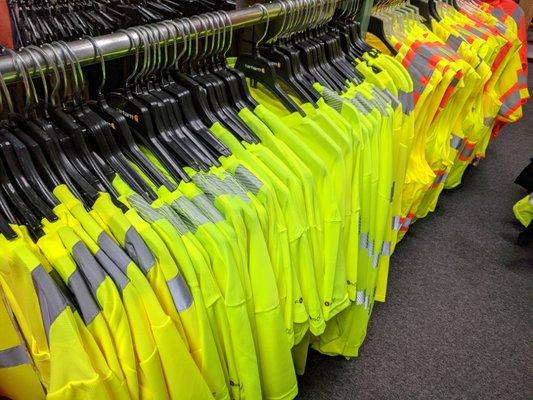 High visibility safety shirts