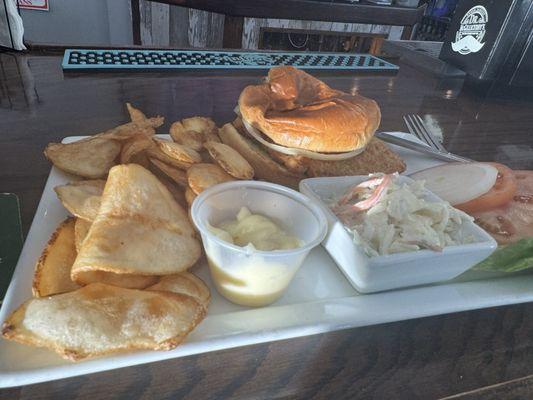 Pork Tenderloin with Chips