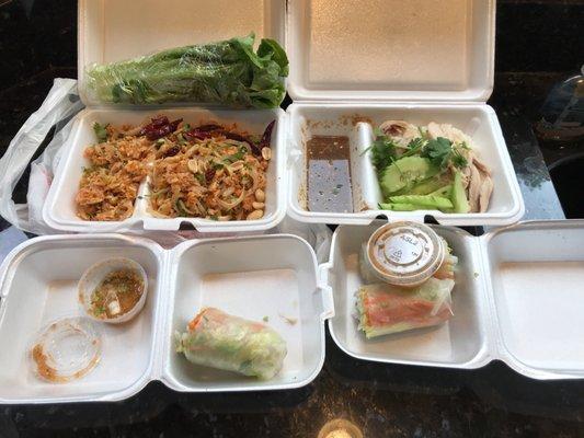 Just a sample of our Thai feast!