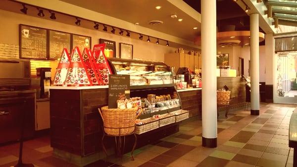 Entire store - somewhat smallish Starbucks, but clean and friendly!