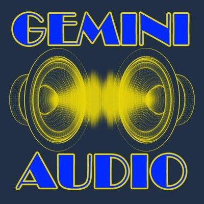 GEMINI AUDIO sign