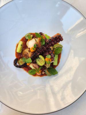 Charred Octopus and Potatoes