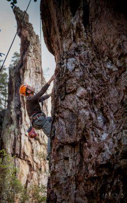 Intro to climbing all across the state. https://ncoutdooradventures.org/adventures/intro-rock-climbing-adventure/