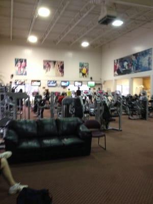 Main workout area