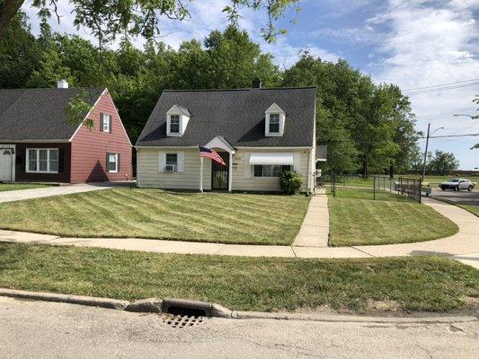 Post yard clean and power wash