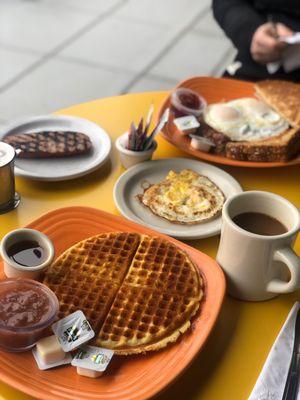 Gluten-Free Cornmeal Waffle