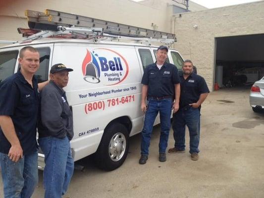 Scott Hellesen, Henry Ayala, Bruce Hellesen (owner) and Darrin Celendano