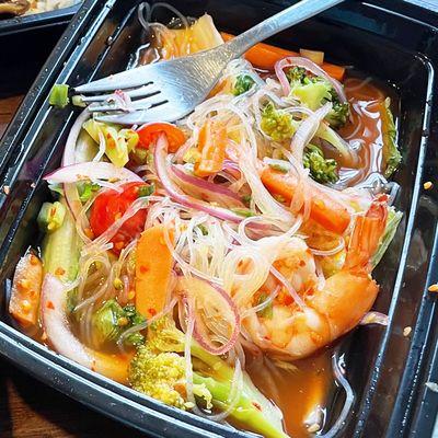 spicy glass noodle salad