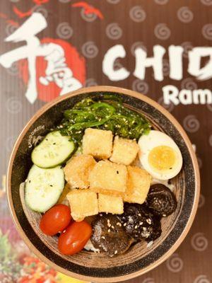 Fried Tofu Poke Bowl