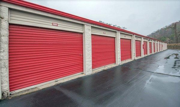 Large drive up storage units available