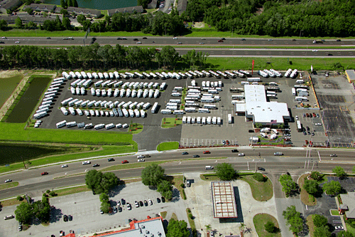 An aerial image of our Orange Park, FL location.