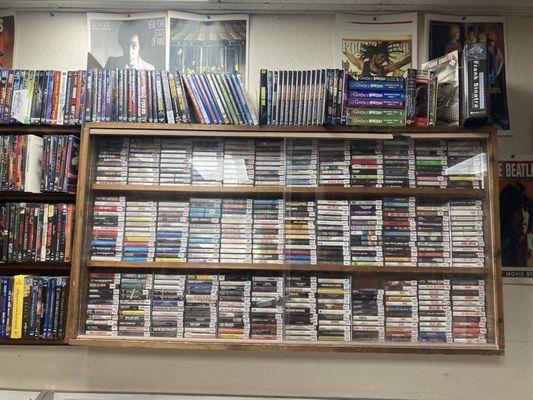 The wall of cassettes