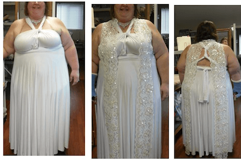 Custom wedding dresses!