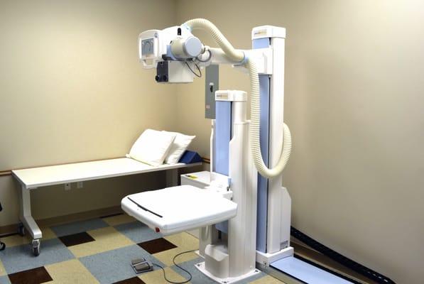 Digital x-ray technology at each location to get the correct diagnosis on a fracture or break as quickly as possible.