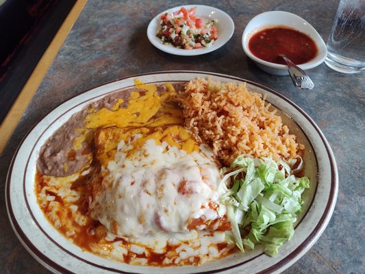 #3 Enchilada & Chile Relleno