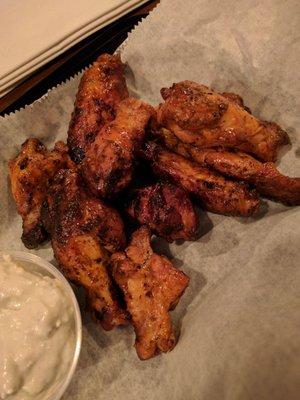 Smoked buffalo wings. Awesome!