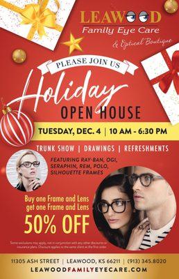 Our Holiday Open House a Frame Extravaganza is Tuesday, December 4th!  See you there!