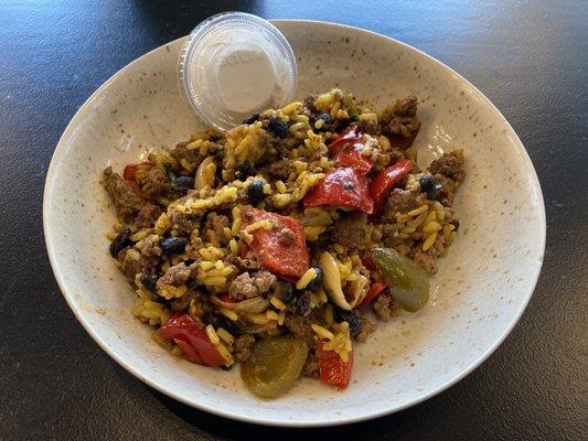 Deconstructed stuffed peppers