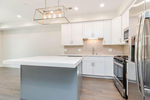 Beautiful interior of a fully rehabbed unit.