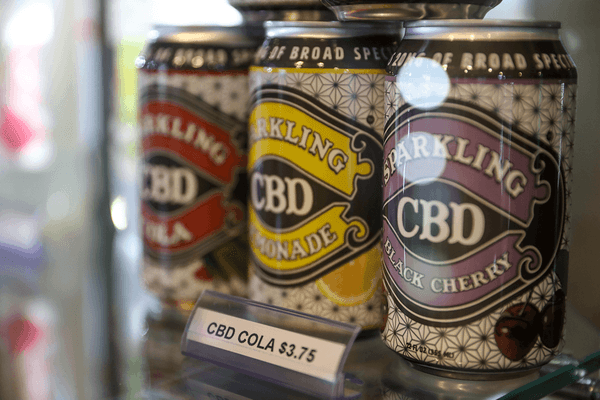 CBD soda cans