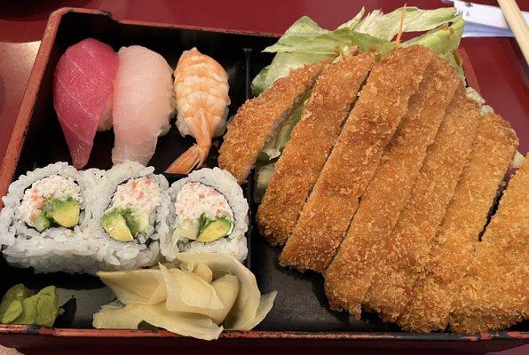 Sushi Tonkatsu Combo