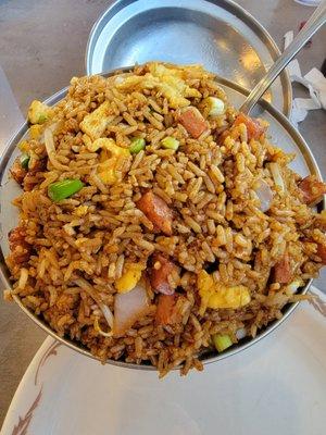 Ham fried rice