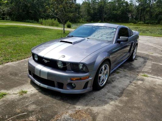 This is Bella Grace and she is a Stage 3 Roush Mustang.