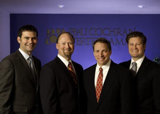 Partners Jason Amala, Darrell Cochran, Michael Pfau, and Thomas Vertetis