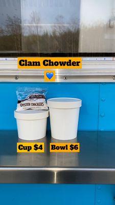 Clam chowder Fridays!!