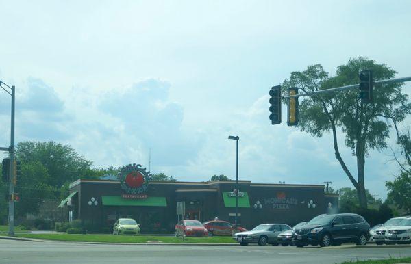 Corner storefront.