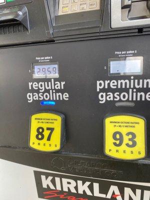 WOW - 38 cents/gallon less then the Costco in Niles