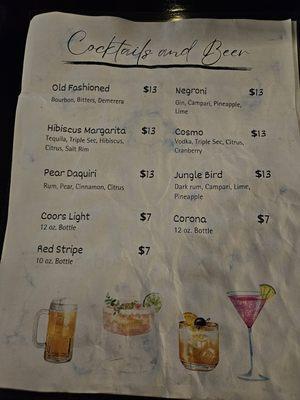 Cocktails and Beer