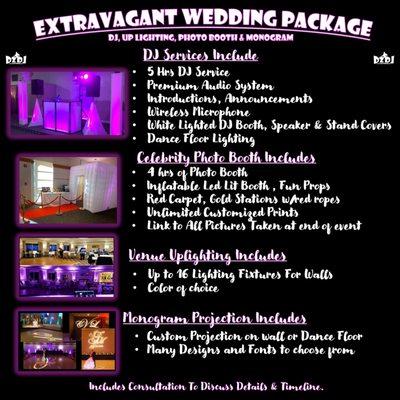 The perfect package for your wedding