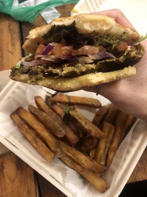 Sunflower Burger & fries