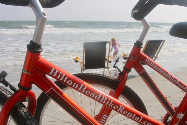 Hilton Head Bike Rentals on the Beach