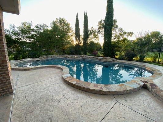 Hard to show how happy this pristine pool gives our family.  Thank you, Swan Point.