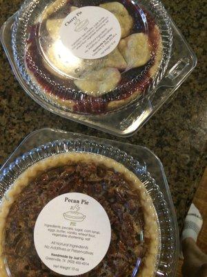 Handmade pies by Just Pie of Greenville Tx